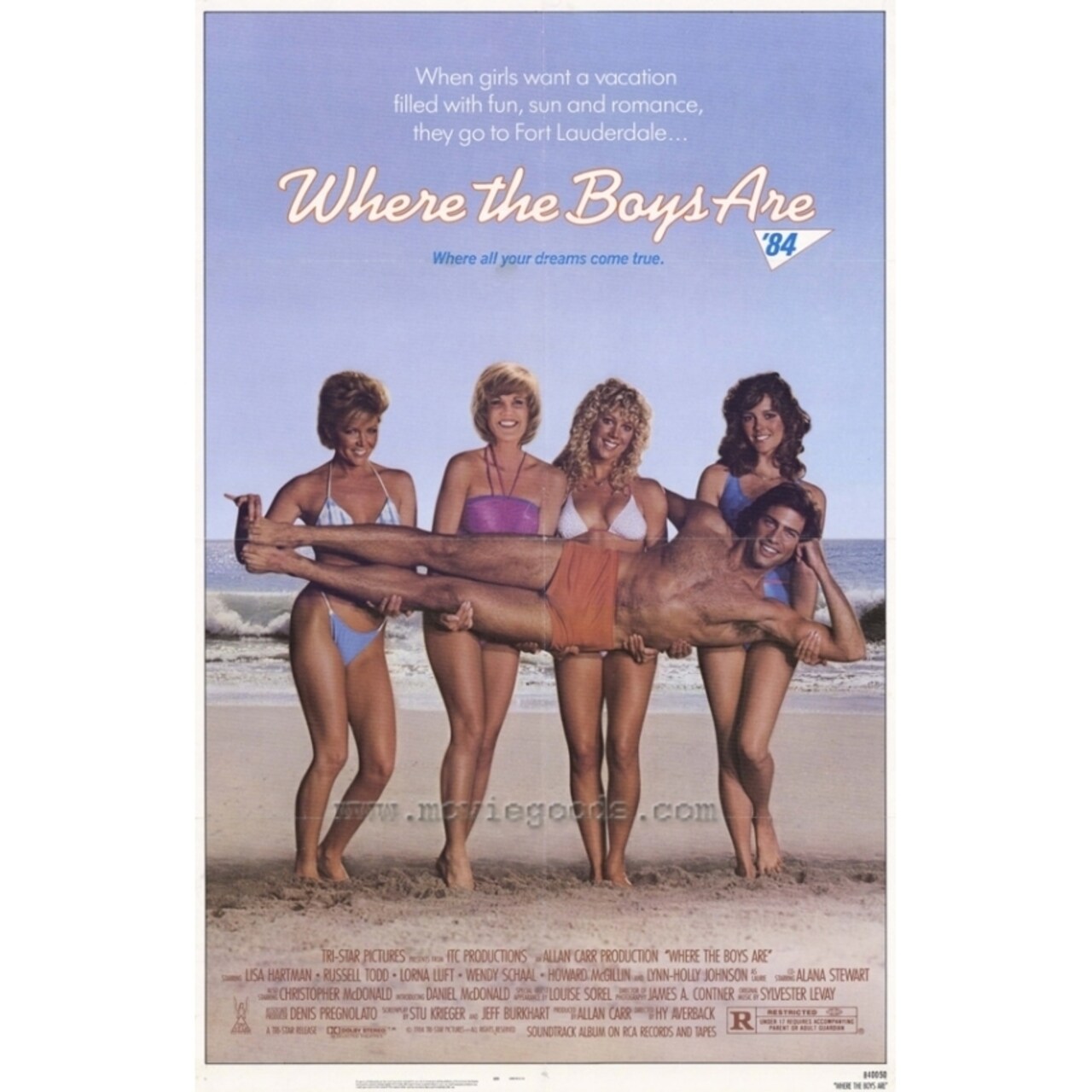Pop Culture Graphics Where the Boys Are 84 Movie Poster Print (27 x 40) - Item MOVGH6251